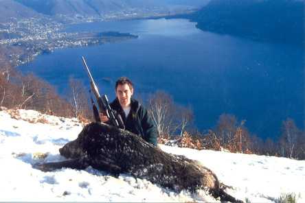 Starker Keiler in Tessin erlegt mit Gian-Marchet-Geschoss...